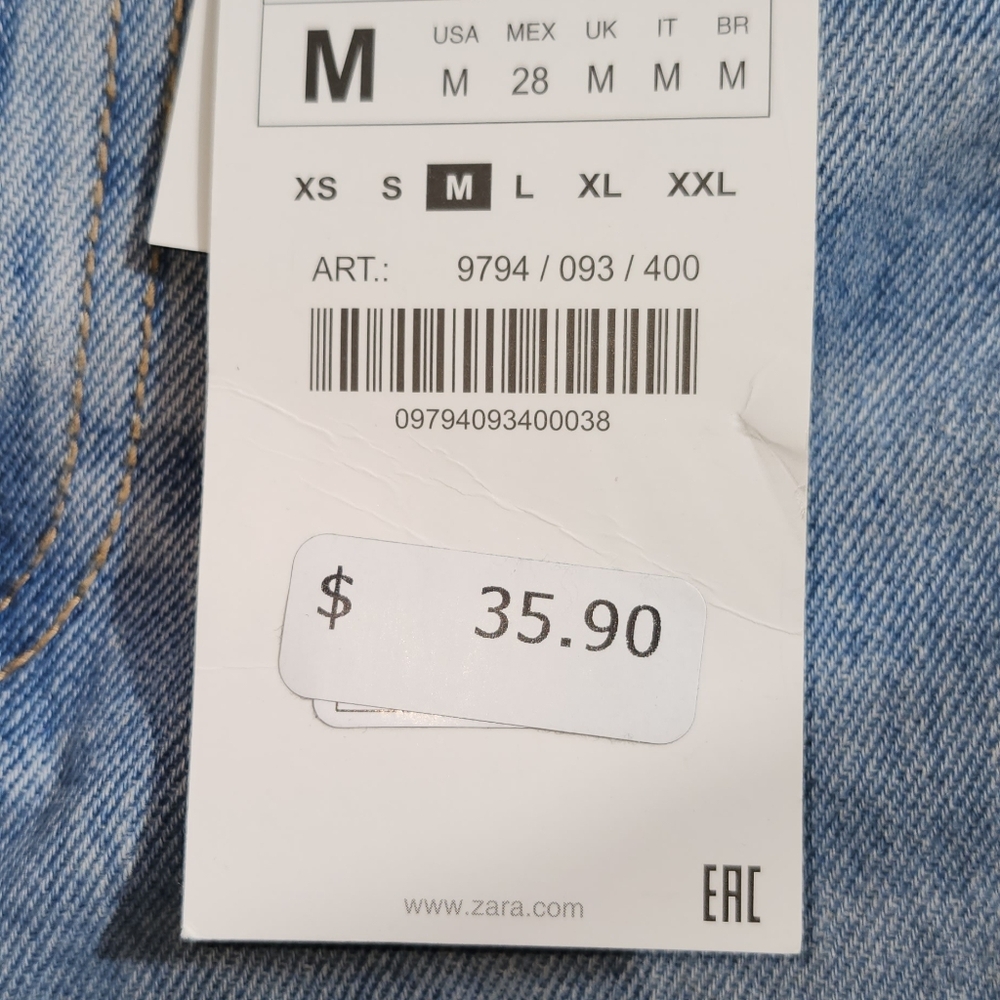 Light Blue Denim Mini Skirt - Picture 4 of 4